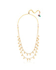 Temple Layered Gold Necklace Set
