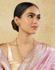 Temple Layered Gold Necklace Set