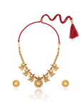 Gaya Temple Gold Necklace Set