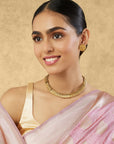 Coin Temple Gold Necklace Set