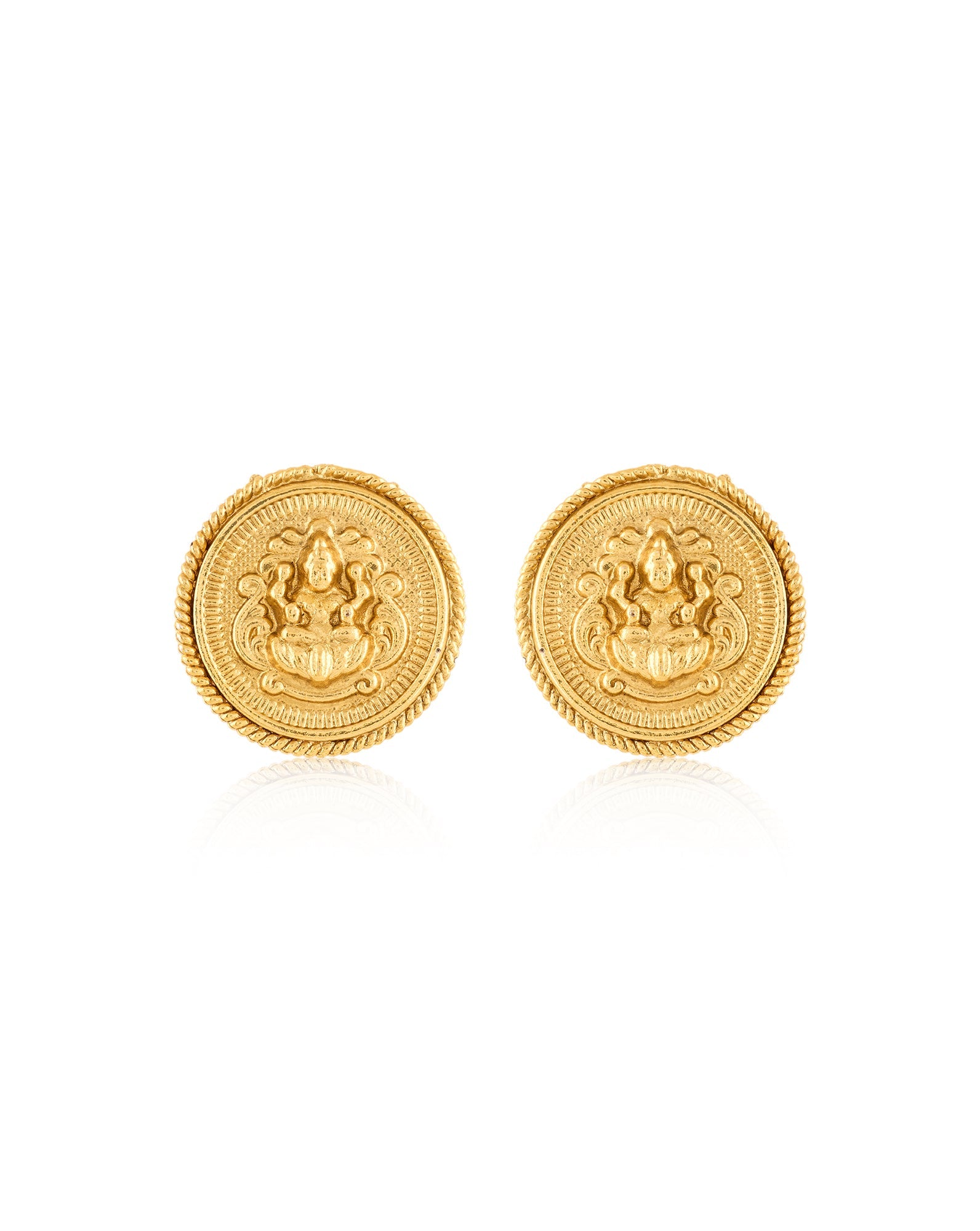 Coin Temple Gold Necklace Set