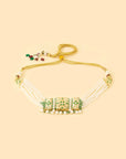 Jadau Gold Jhumka Necklace Set