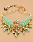 Kundan Mint Choker Set