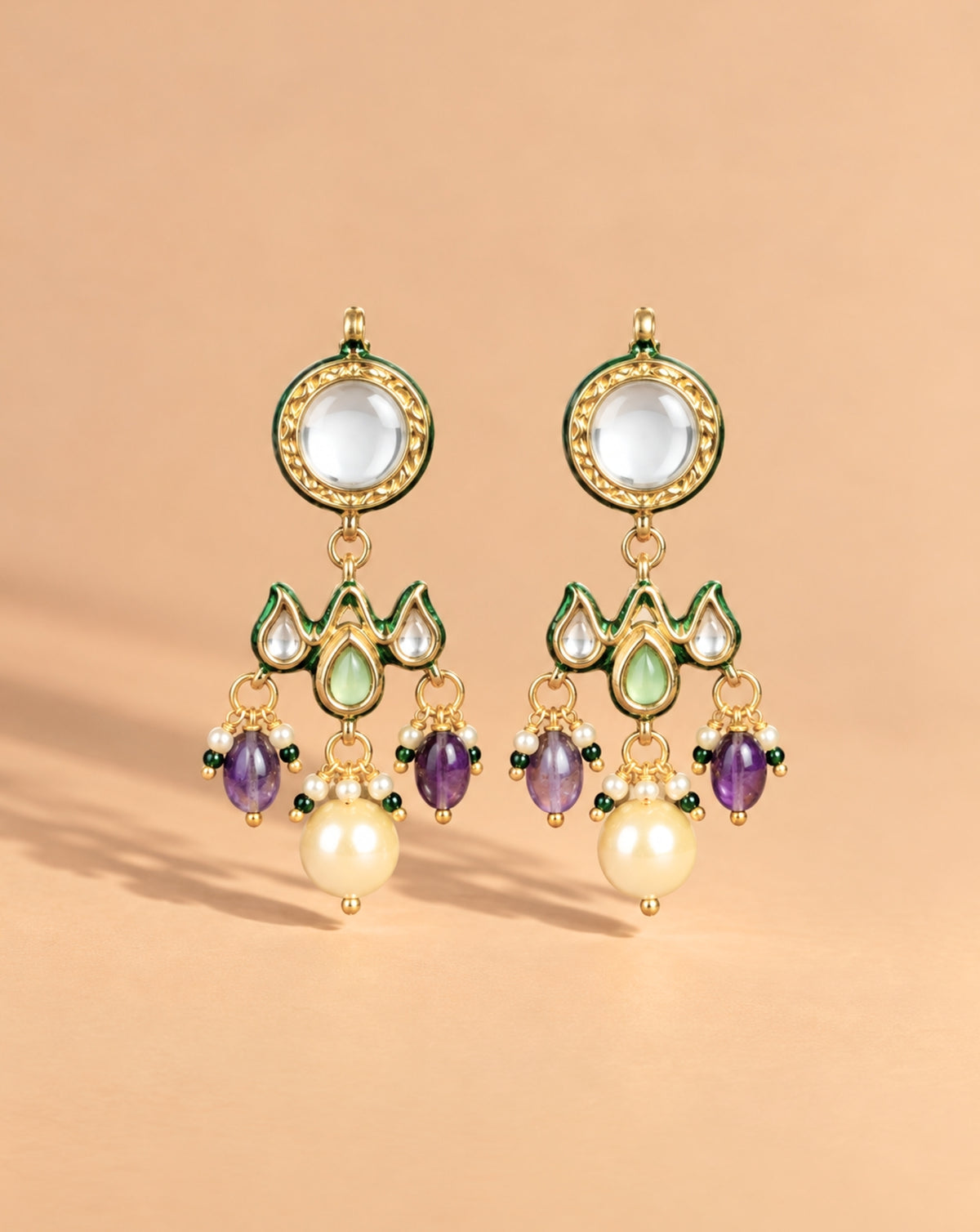 Kundan Two Layer Necklace Set