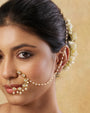 Rivaaz Kundan Nose Ring