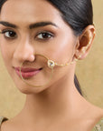 Kundan Gold Nath Nose Ring