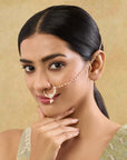 Jahnavi Kundan Nose Ring
