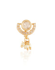 Kundan Gold Small Nose Ring