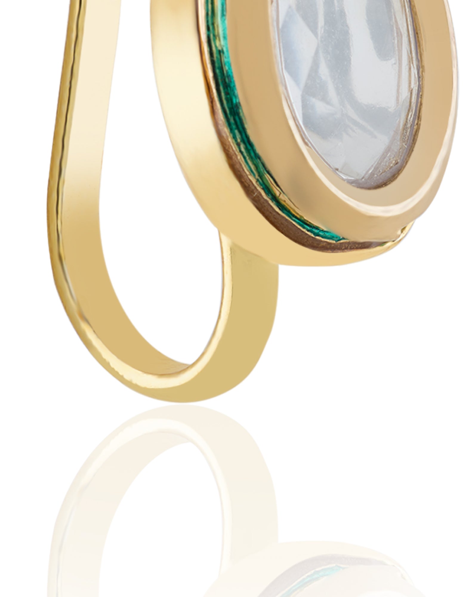 Gold Kundan Everyday Nose Ring