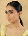 Pearl Temple Gold Nose Ring