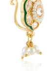 Pearl Temple Gold Nose Ring