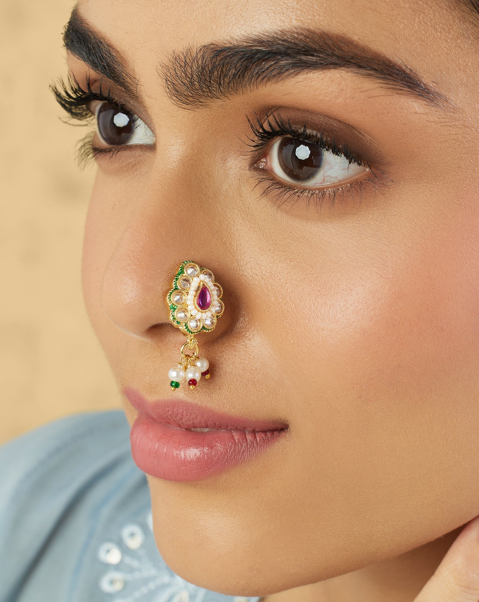 Kairi Temple Gold Nose Ring