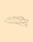 Zircon Criss Cross Palm Cuff