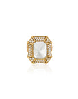 Kundan Polki Square Statement Ring