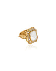 Kundan Polki Square Statement Ring