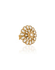 Polki Kundan Cocktail Ring