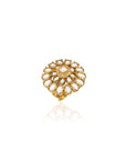 Polki Kundan Cocktail Ring