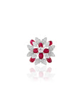 Ruby Zirconia Cocktail Ring