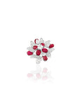 Ruby Zirconia Cocktail Ring