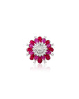 Ruby Zirconia Statement Ring