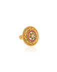 Meena Temple Statement Ring