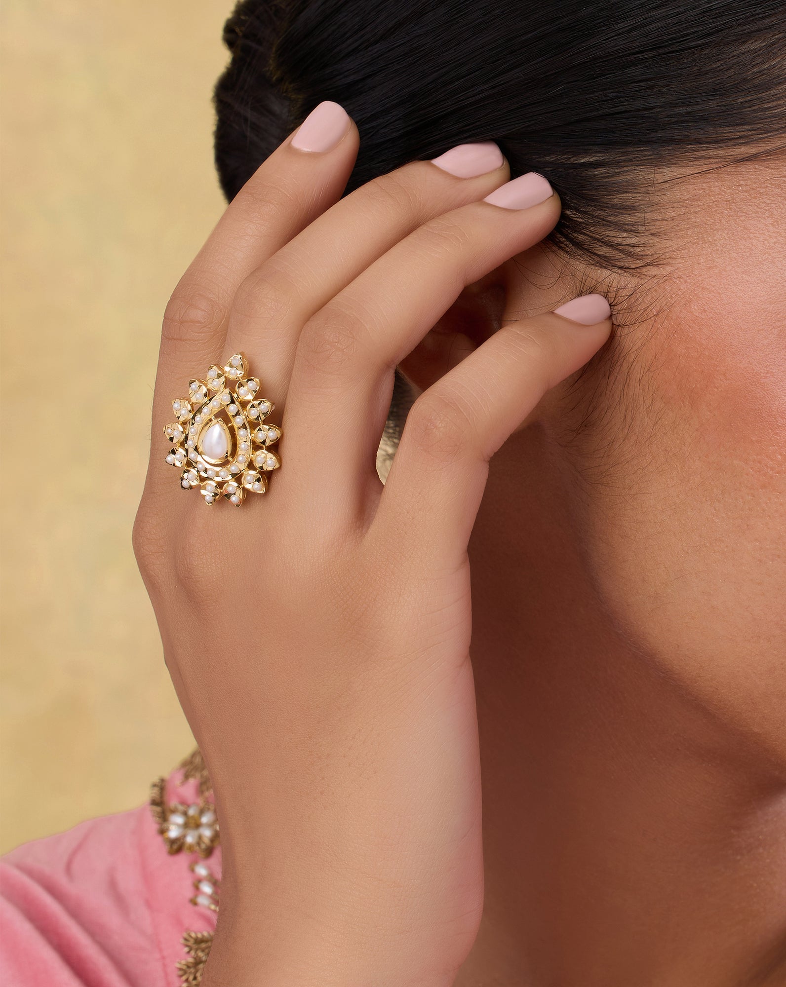 Nashi Punjabi Jadau Ring
