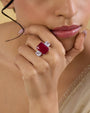 Behad Zircon Statement Ring