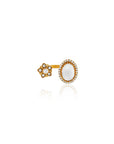 Kundan Gold Two-Head Ring
