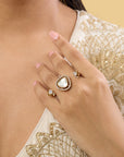 Mrinala Kundan Polki Ring