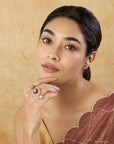 Merae Kundan Polki Ring