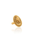 Ganesha Temple Gold Statement Ring