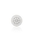 Diamante Zircon Statement Silver Ring