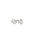 White Zircon Two Headed Ring