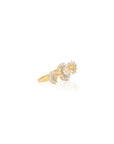 Zircon Two Finger Statement Ring