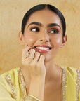 Zircon Gold Two-Headed Ring