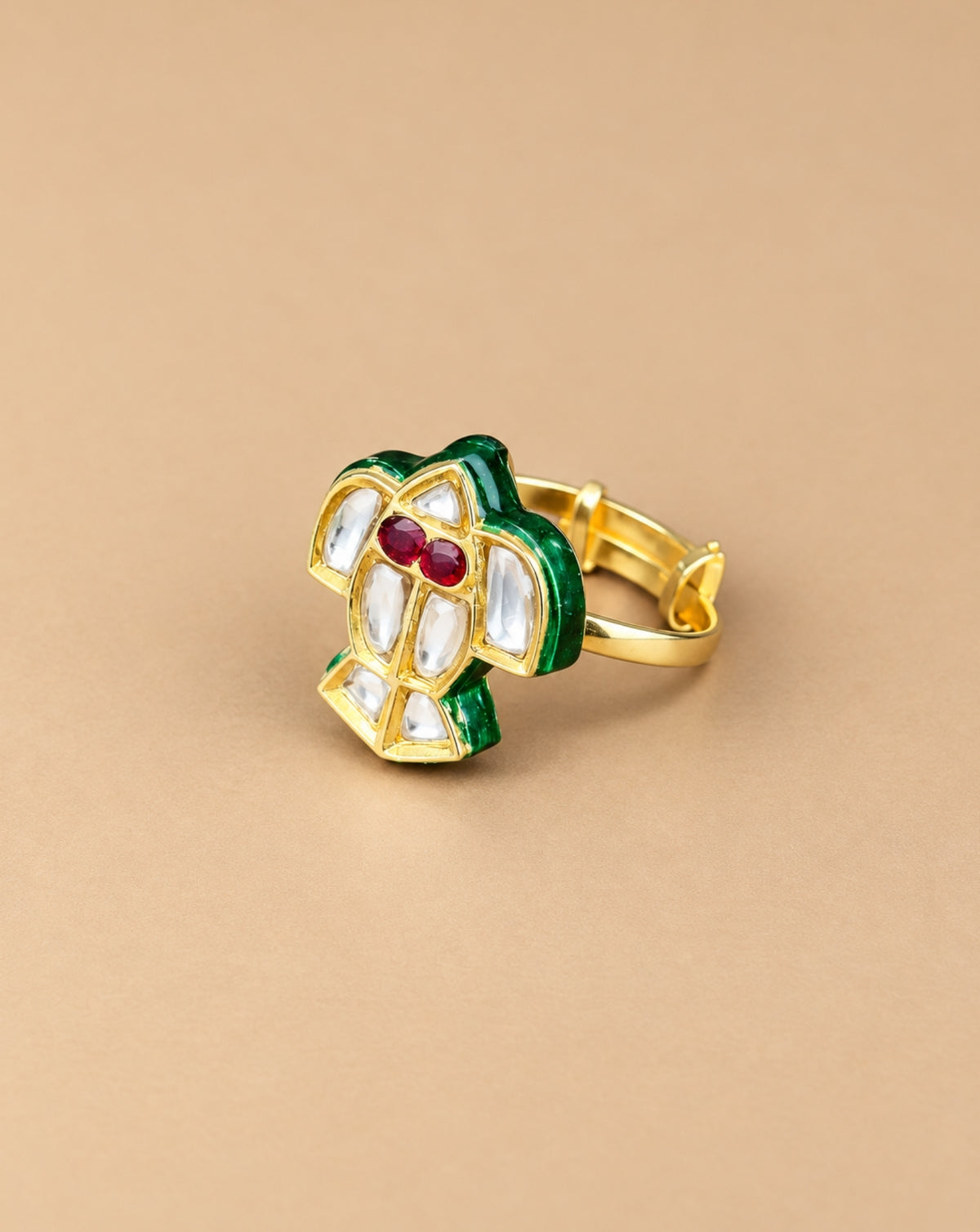 Matsya Kundan Ring