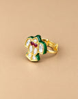 Matsya Kundan Ring