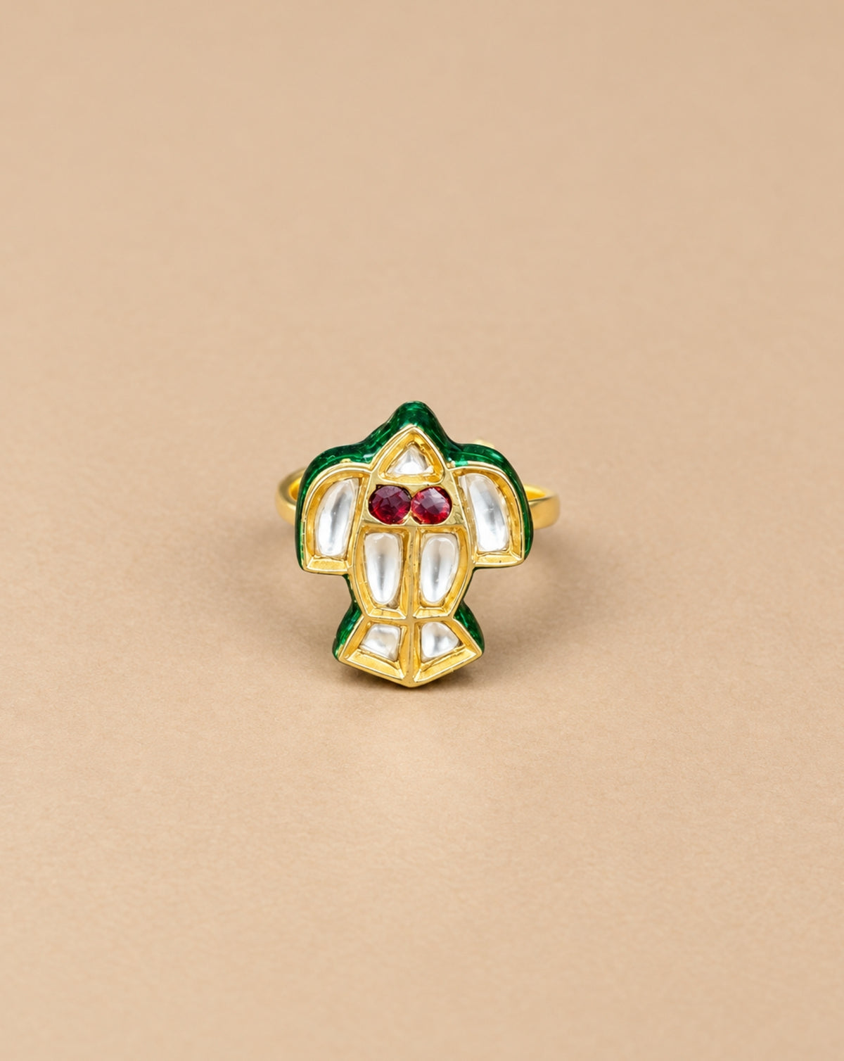 Matsya Kundan Ring