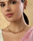 Maivika Temple Necklace Set