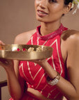 Heera Panna Statement Earrings